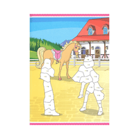 Barbie Sticker By Number Book