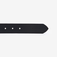 Barbour ESK Mens Leather Belt Black