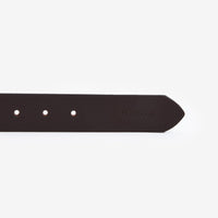 Barbour ESK Mens Leather Belt Brown