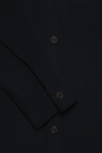 Bart Corduroy Overshirt - Black