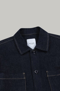 Bart Denim Button Overshirt - EverBlue