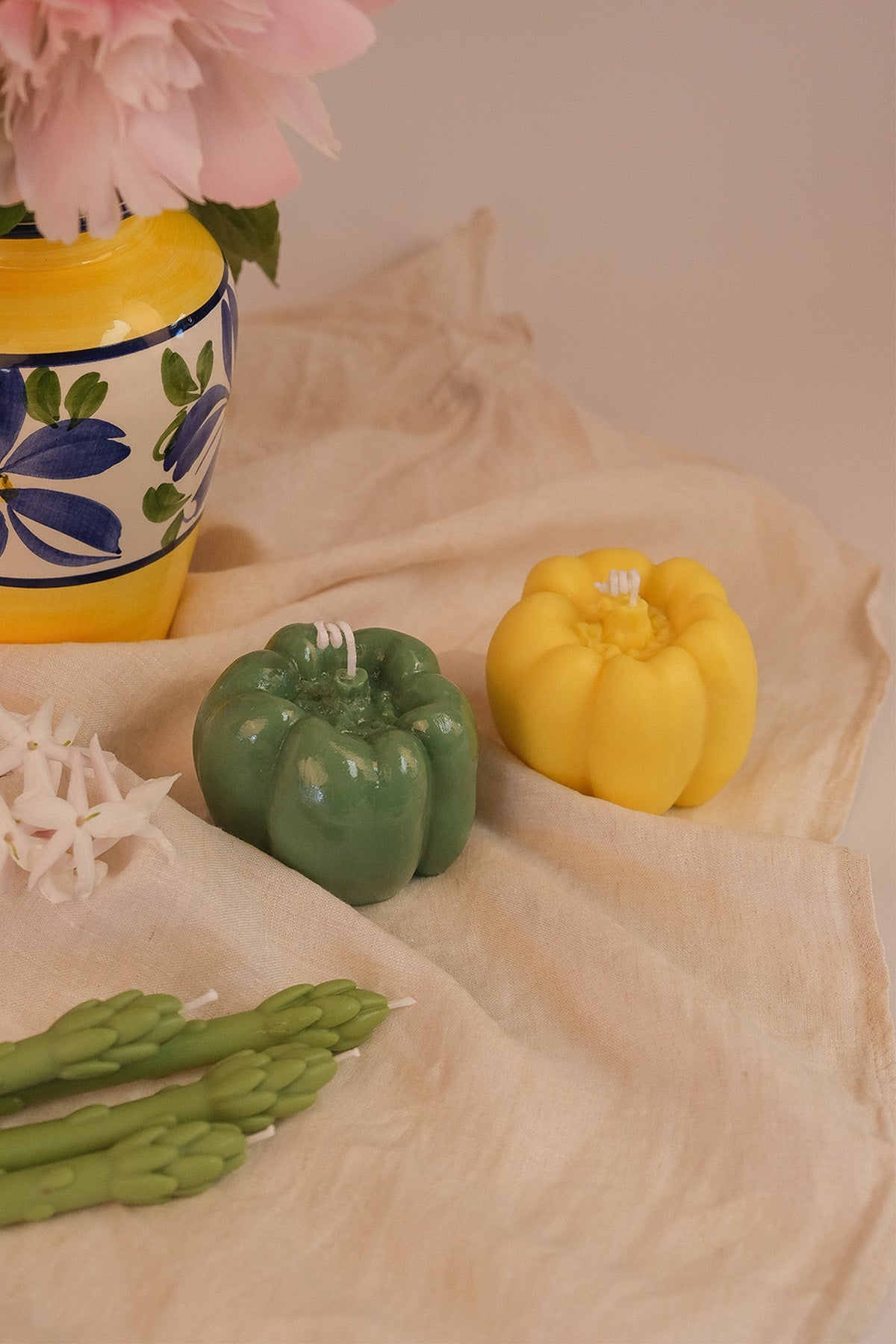 Bell Pepper Shaped Candle