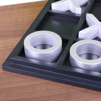 Bhavari Handmade Wooden Tic Tac Toe Game - Elegant Home Decor and Fun Family Activity
