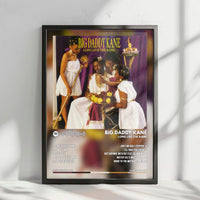 Big Daddy Kane "Long Live the Kane" Album Cover Poster - with Complete Tracklist