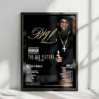 Big L "The Big Picture" Album Cover Poster - with Complete Tracklist