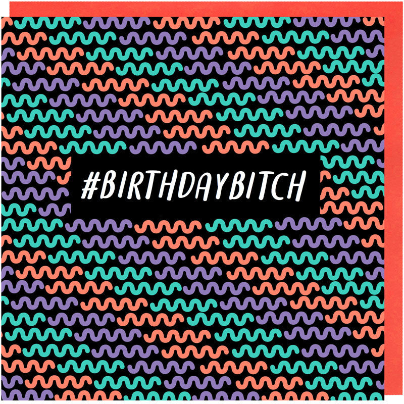 #birthdaybitch Funny Birthday Card