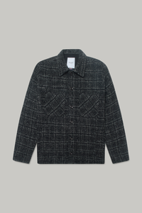 Bart Frame Overshirt - Black / White