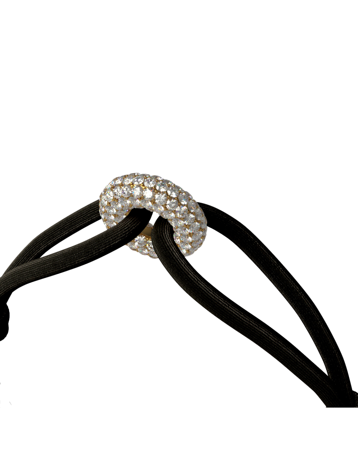 Golden Soho Pavé Cord Bracelet