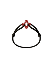 Red Clover Cord Bracelet