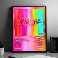BLINK-182 - "Nine" Album Cover Poster - with Complete Tracklist