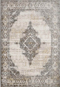 Cadiz Vintage-Inspired Natural Polyester Rug for Timeless Home Style