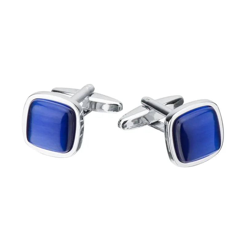 Blue Opal Cufflinks