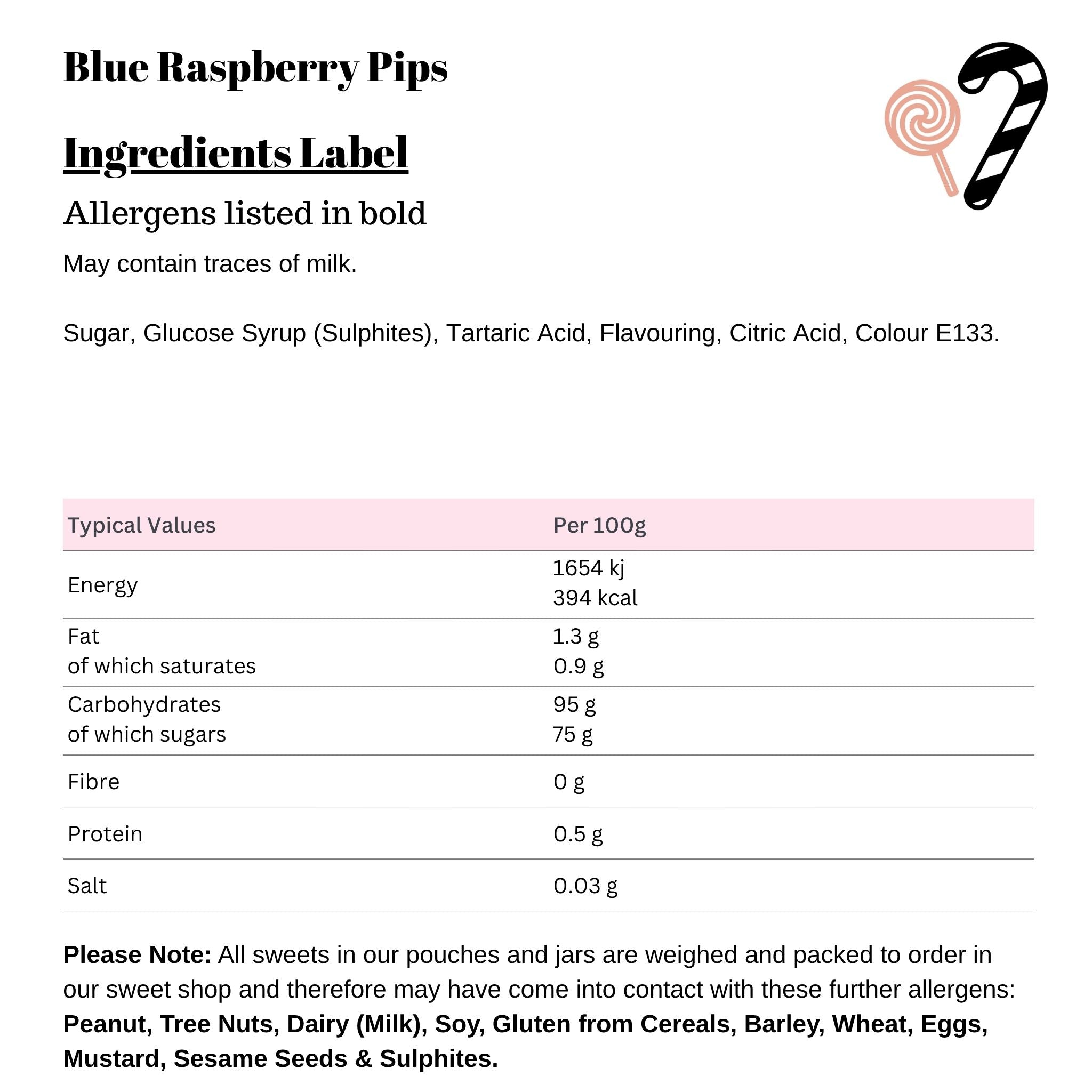 Blue Raspberry Pips