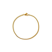 Box Bracelet (Gold) 3mm