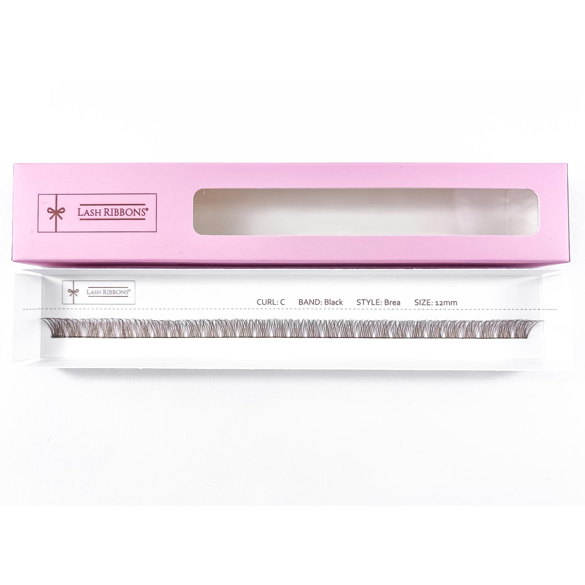 Brea - 'C' Curl Brown Lash Ribbons®