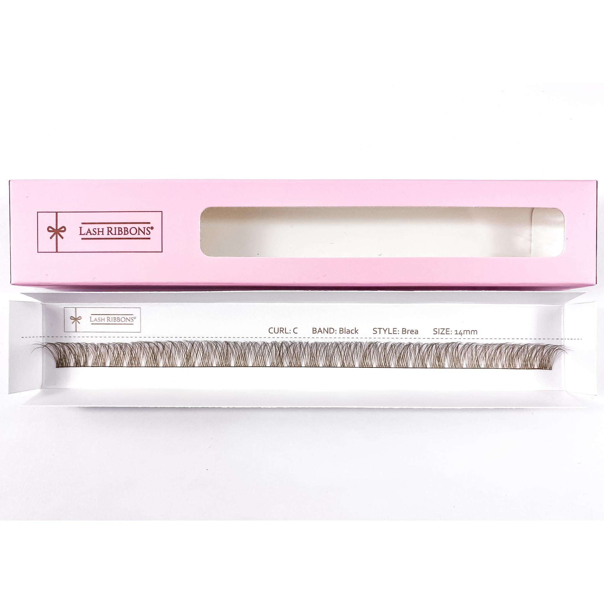 Brea - 'C' Curl Brown Lash Ribbons®