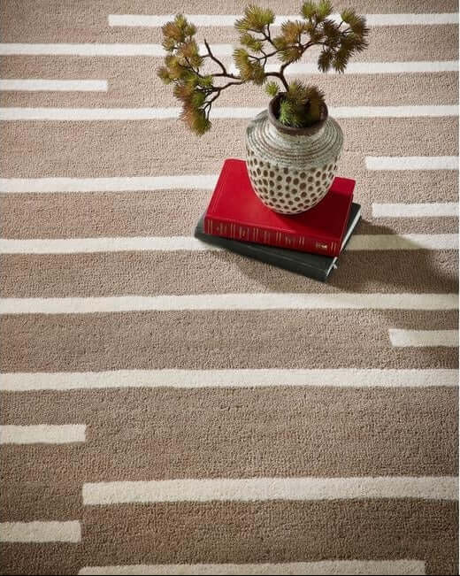 Broken Stripe Wool Rug