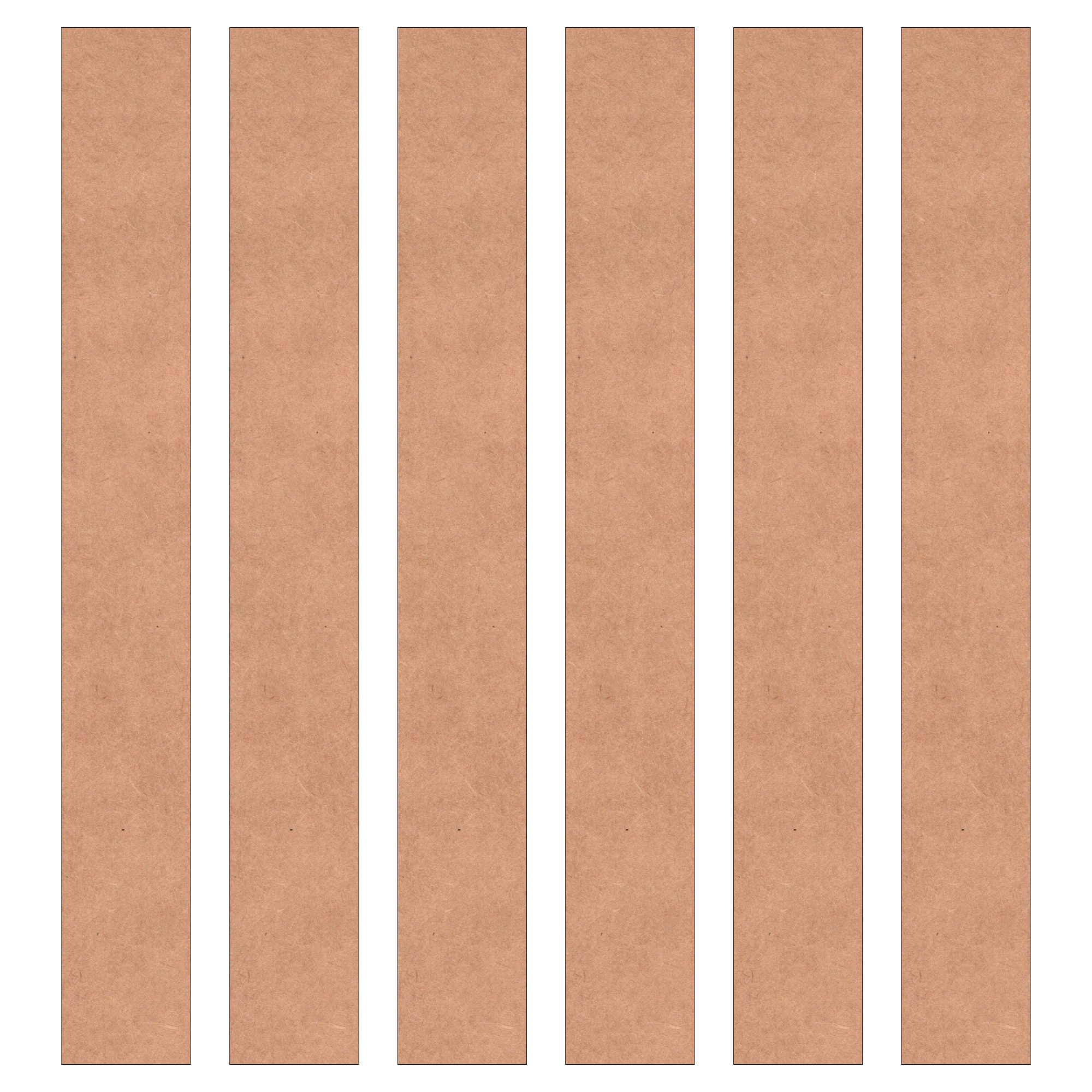Brown Kraft Paper Chain Card Strips. 5 Meter / 16 Feet Long. Wedding Party Decor