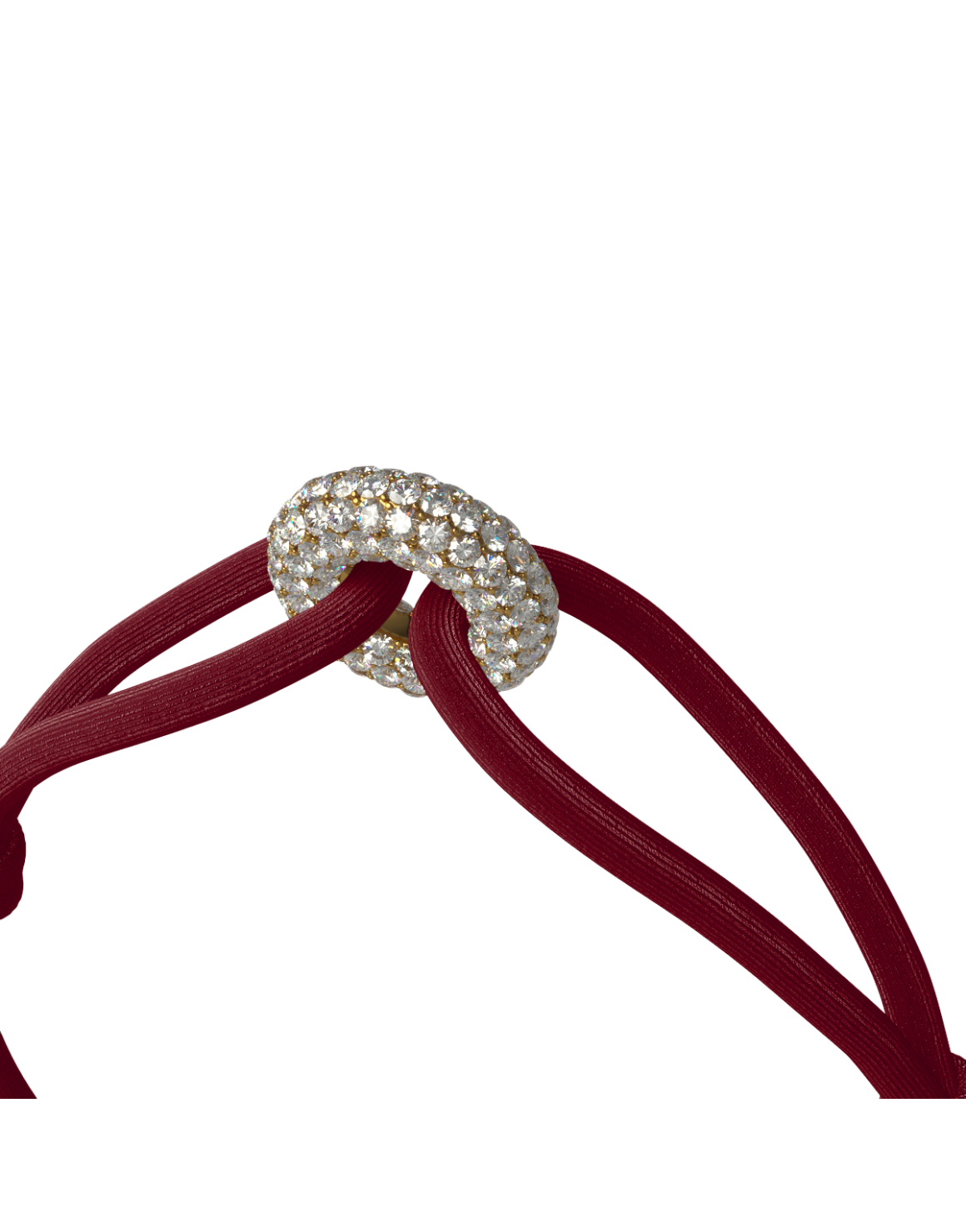 Golden Soho Pavé Cord Bracelet
