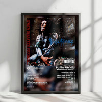 Busta Rhymes "When Disaster Strikes" Album Cover Poster - with Complete Tracklist