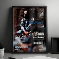 Busta Rhymes "When Disaster Strikes" Album Cover Poster - with Complete Tracklist