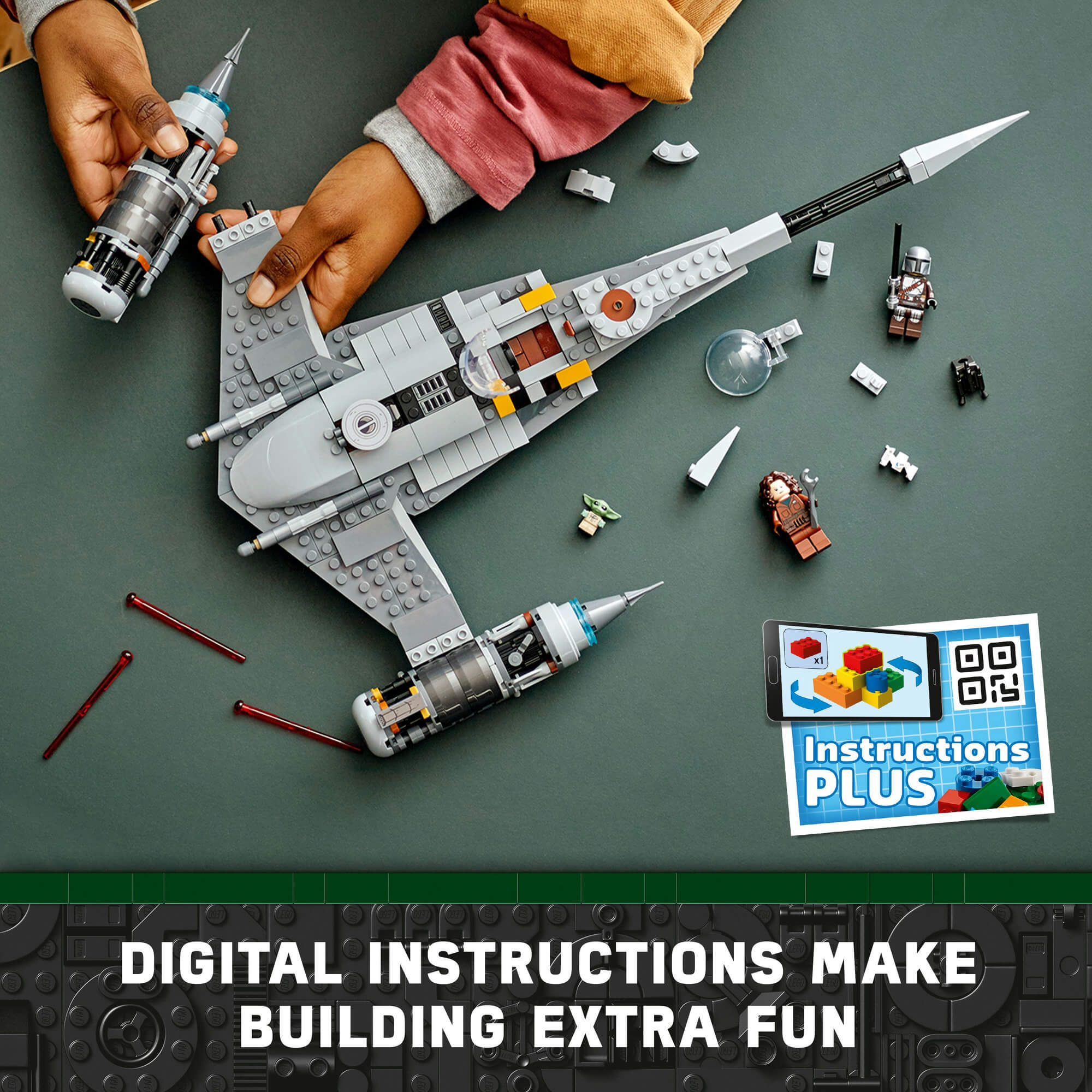 Lego Star Wars 75325 The Mandalorian’s N-1 Starfighter for Ages 9 & Up