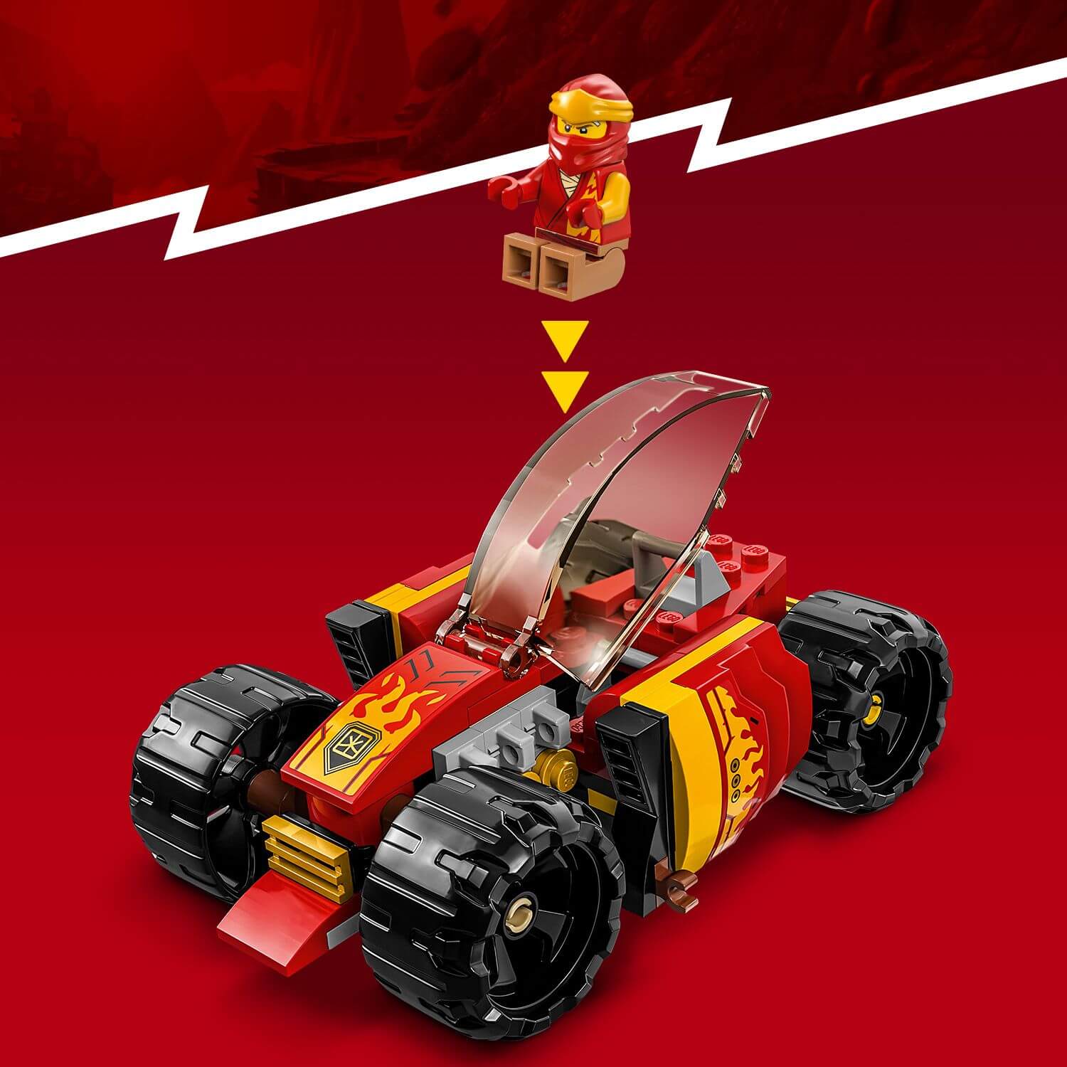 Lego Ninjago 71780 Kai’s Ninja Race Car EVO for Children Ages 6 and Up