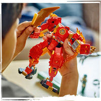 Lego Ninjago 71808 Kai's Elemental Fire Mech Playset for Ages 7 and Up