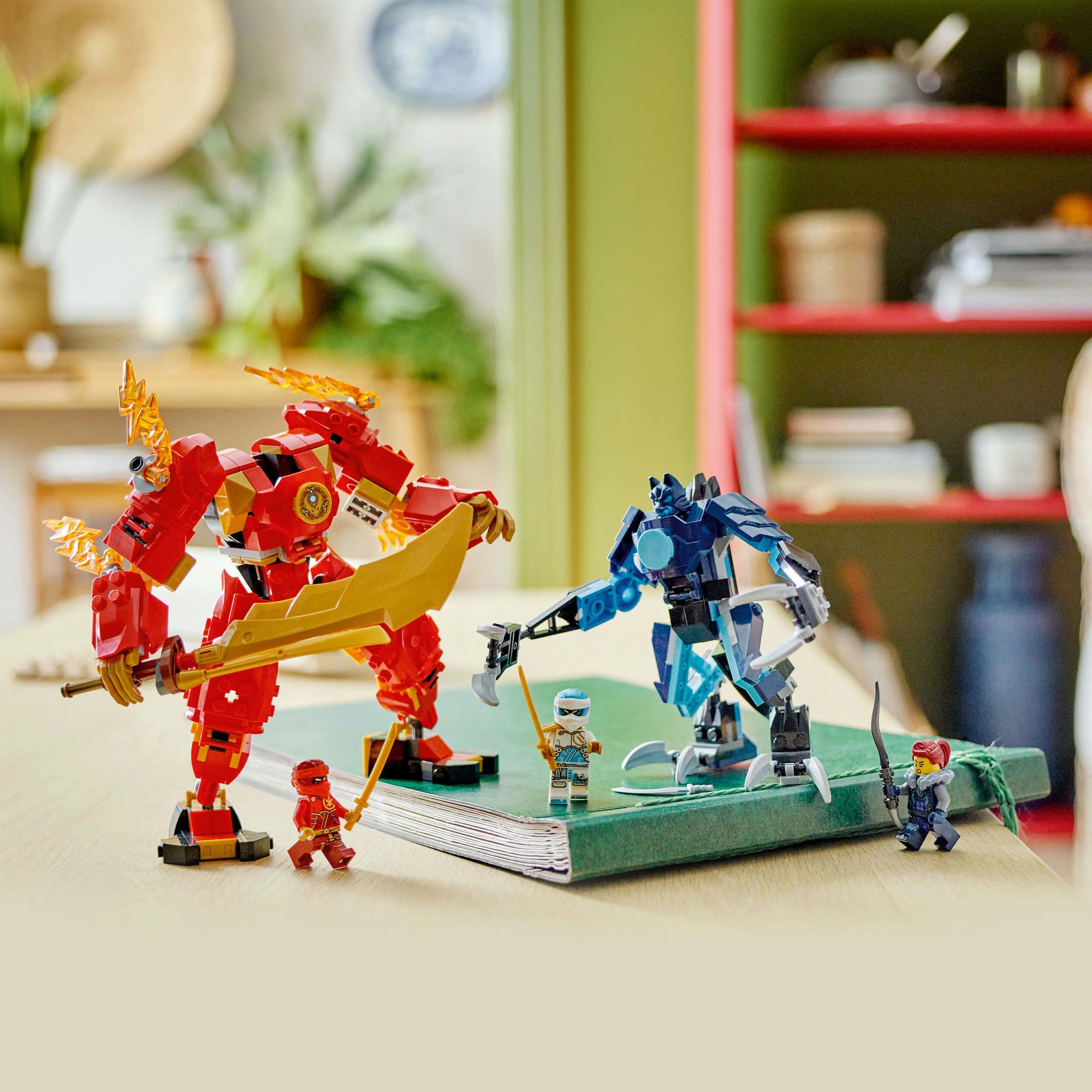 Lego Ninjago 71808 Kai's Elemental Fire Mech Playset for Ages 7 and Up