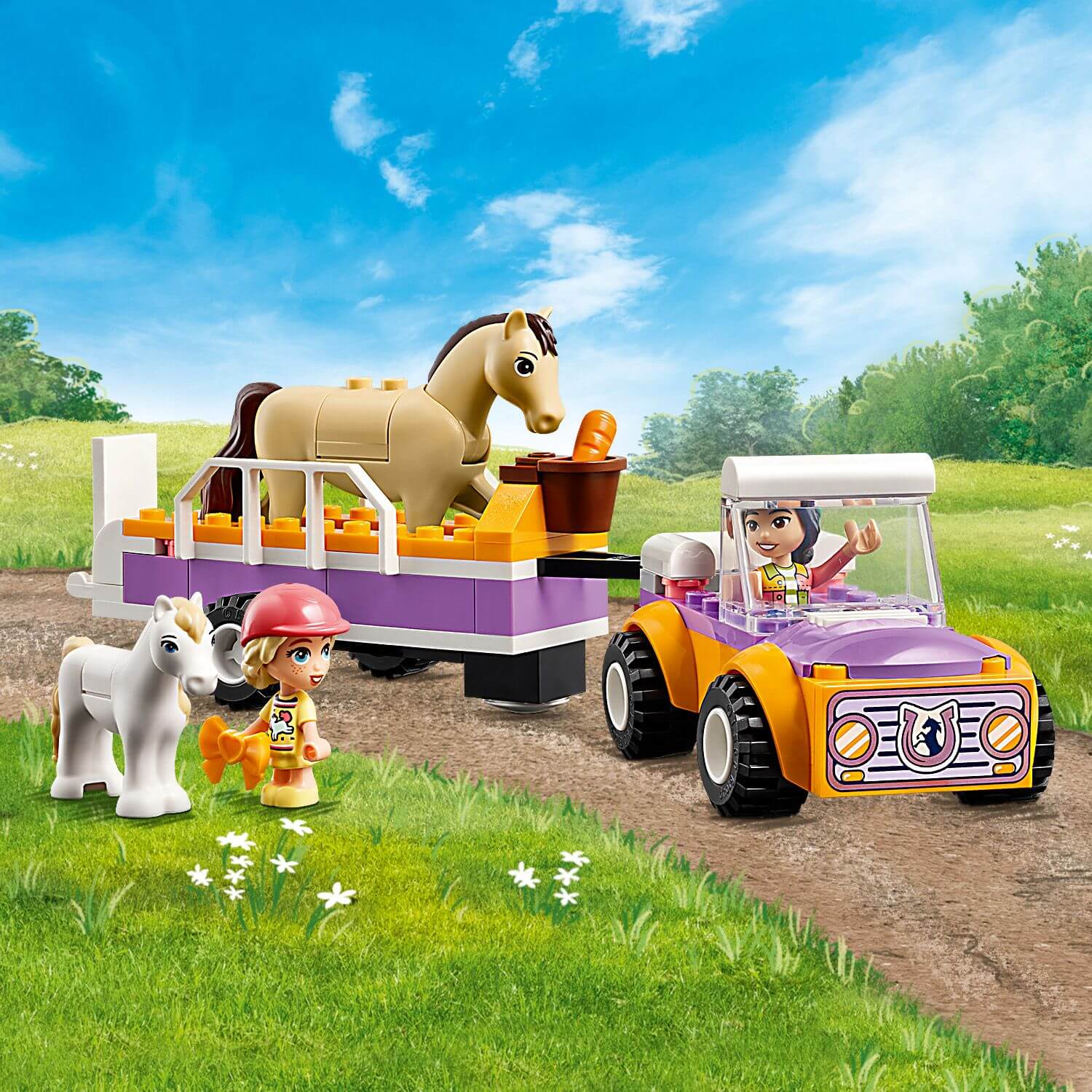 Lego Friends 42634 Horse & Pony Trailer Toy Playset for Ages 4 and Up