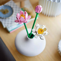 Lego Botanicals 40647 Lotus Flowers Building Toy Gift for Ages 8 & Up