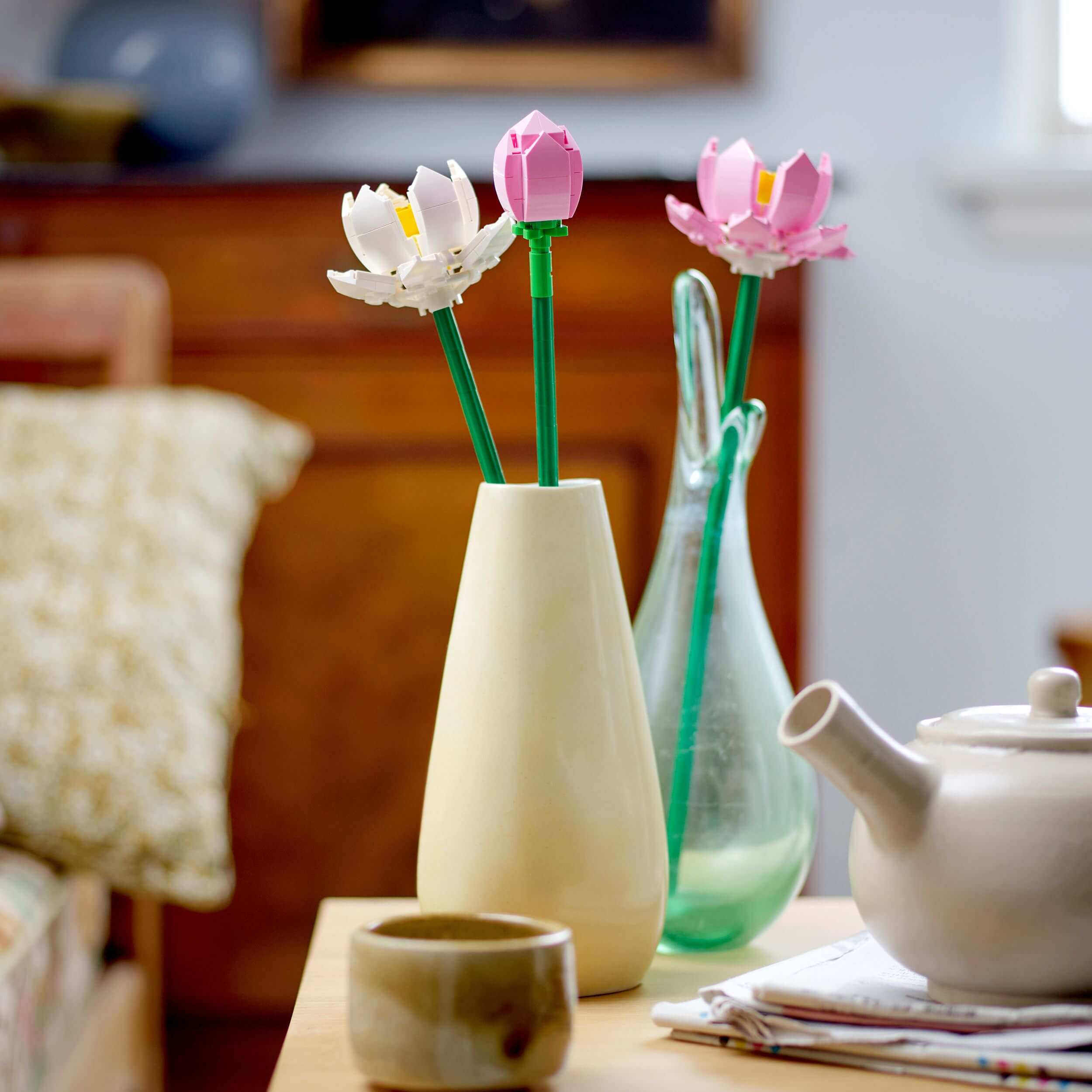 Lego Botanicals 40647 Lotus Flowers Building Toy Gift for Ages 8 & Up