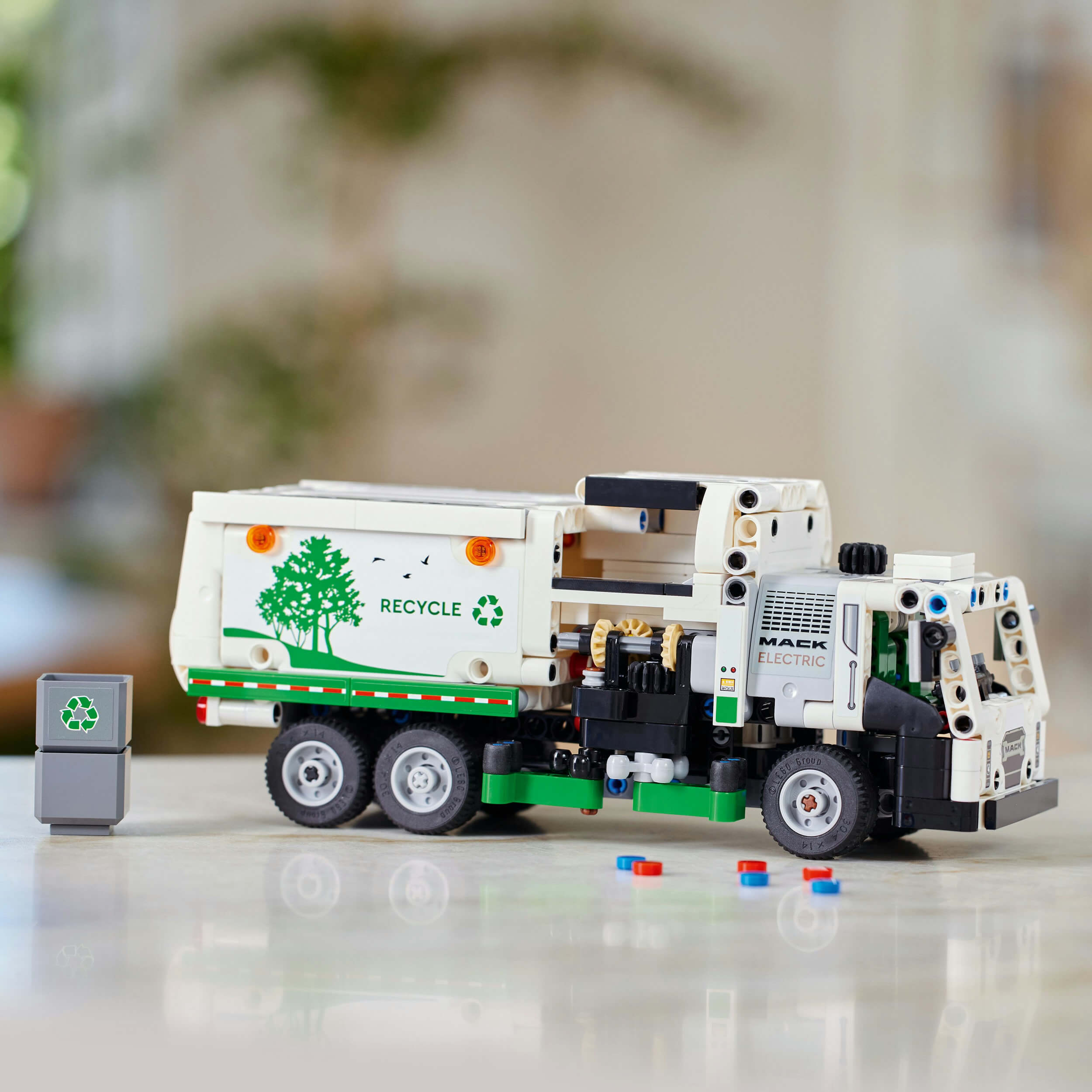 Lego Technic 42167 Mack Electric Garbage Truck Model for Ages 8 and Up