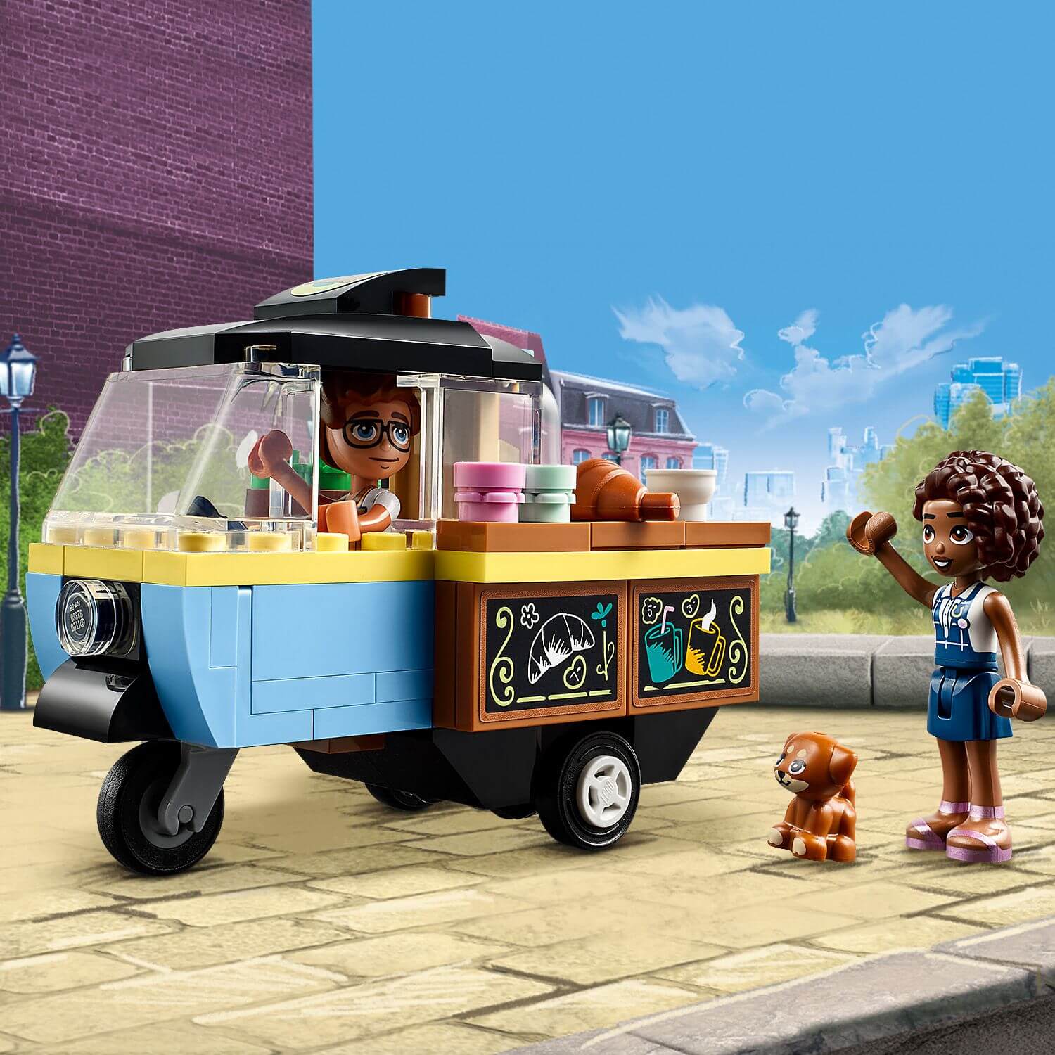 Lego Friends 42606 Mobile Bakery Food Cart Toy Playset for Ages 6 & Up