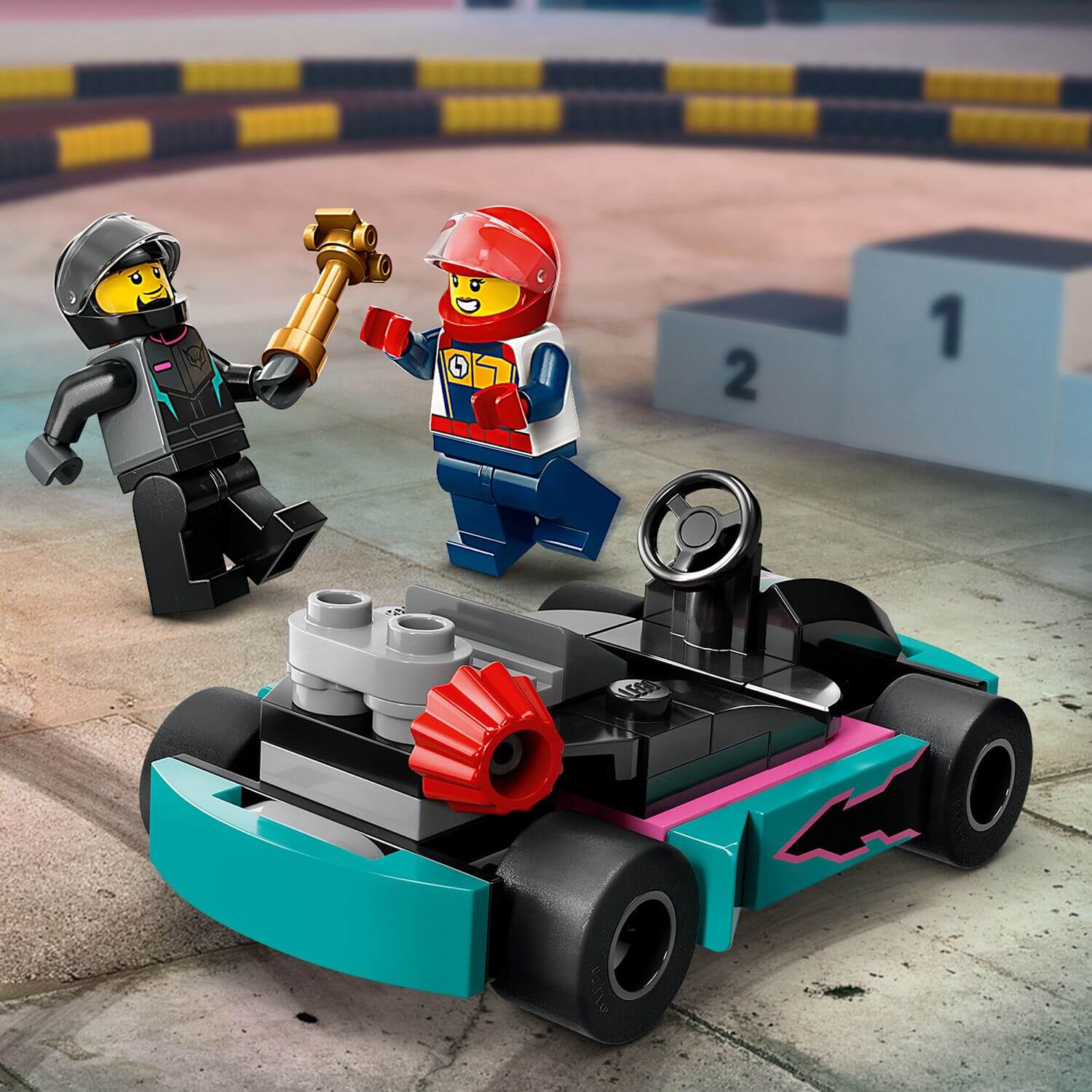 Lego City 60400 Go-Karts and Race Drivers Playset for Ages 5 and Up