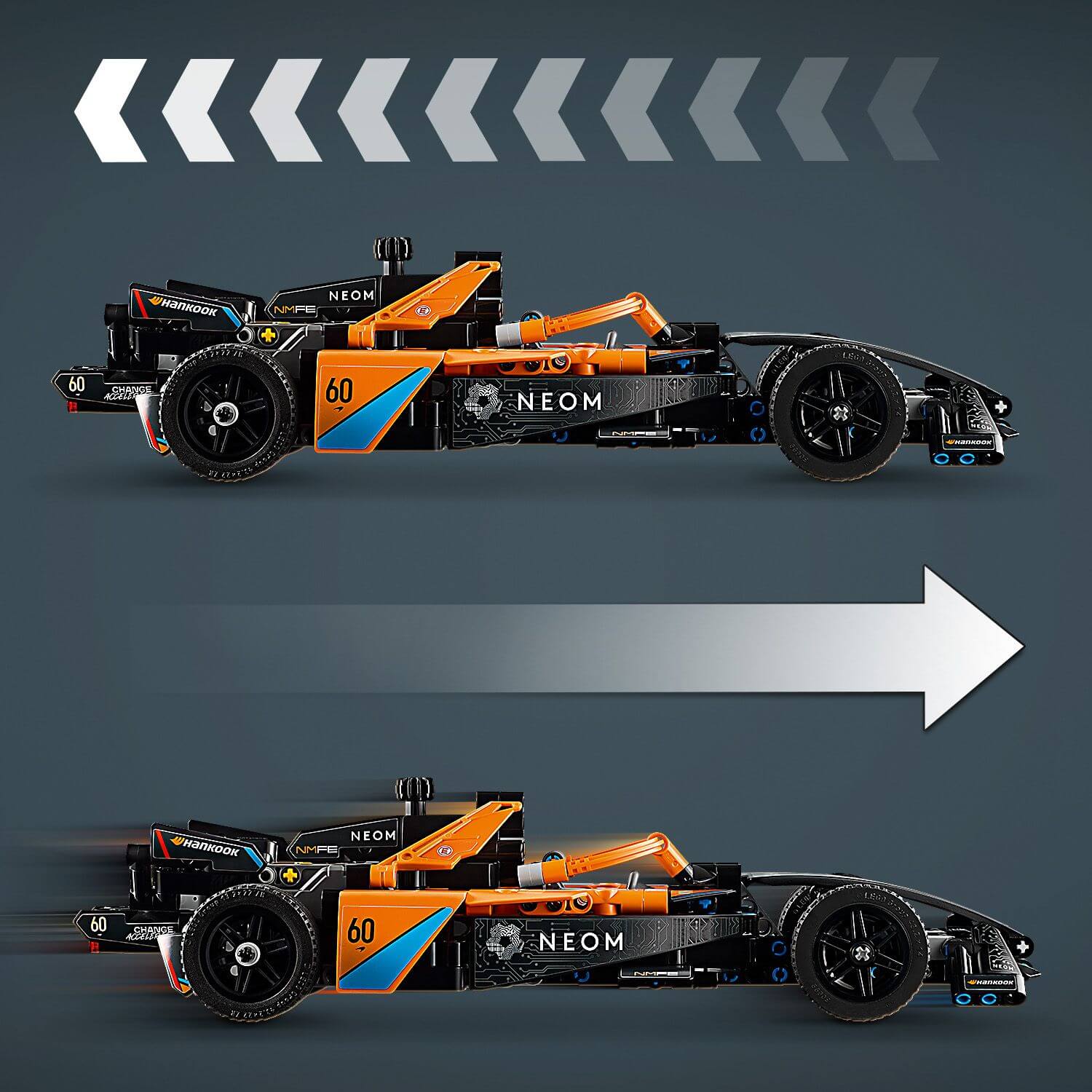 Lego Technic 42169 NEOM McLaren Formula E Race Car for Ages 9 and Up