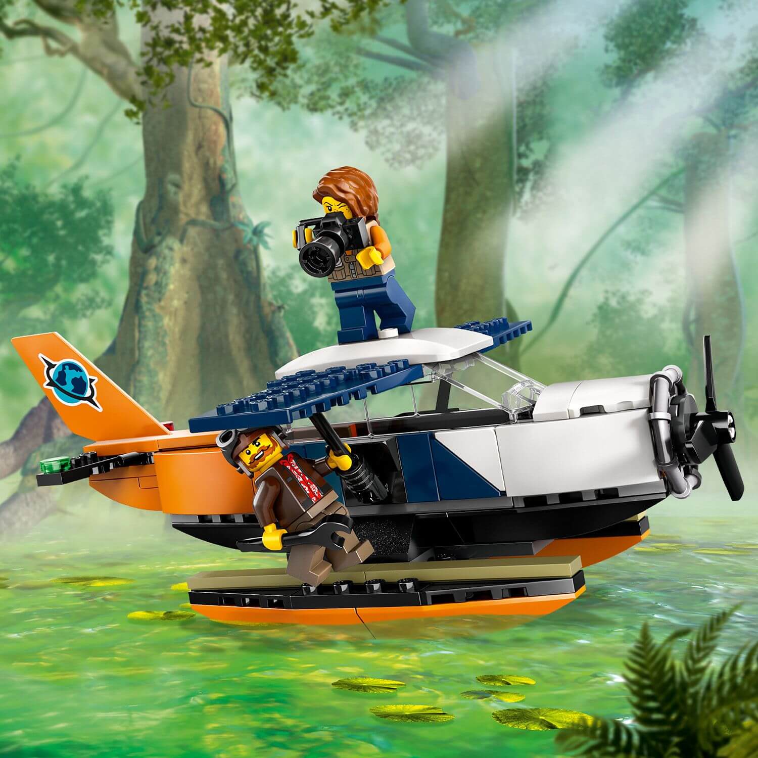 Lego City 60425 Jungle Explorer Water Plane Playset for Ages 6 and Up