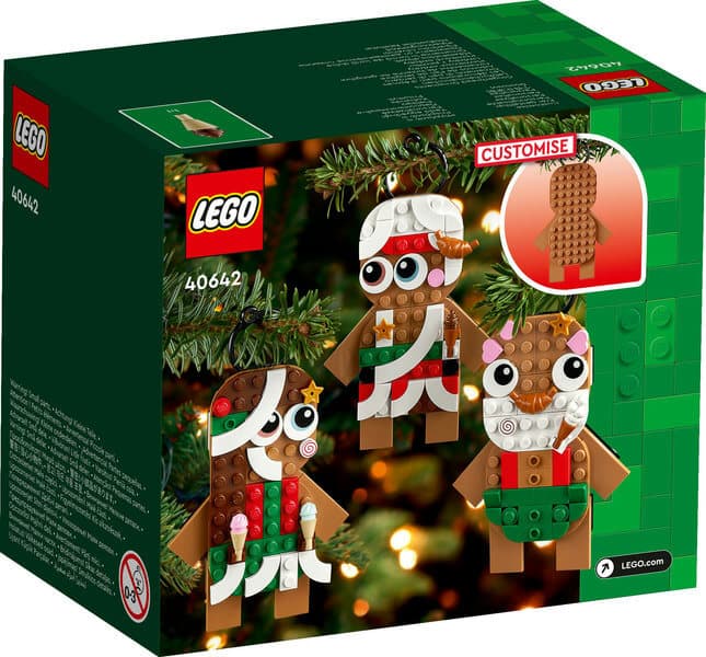 Lego Christmas 40642 Gingerbread Ornaments Seasonal Playset for Age 6+