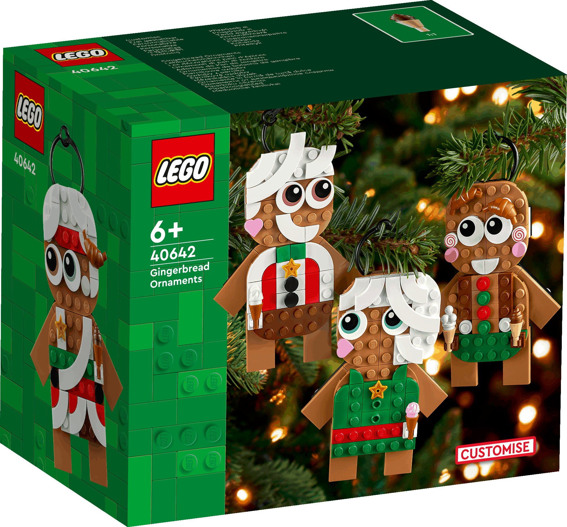 Lego Christmas 40642 Gingerbread Ornaments Seasonal Playset for Age 6+