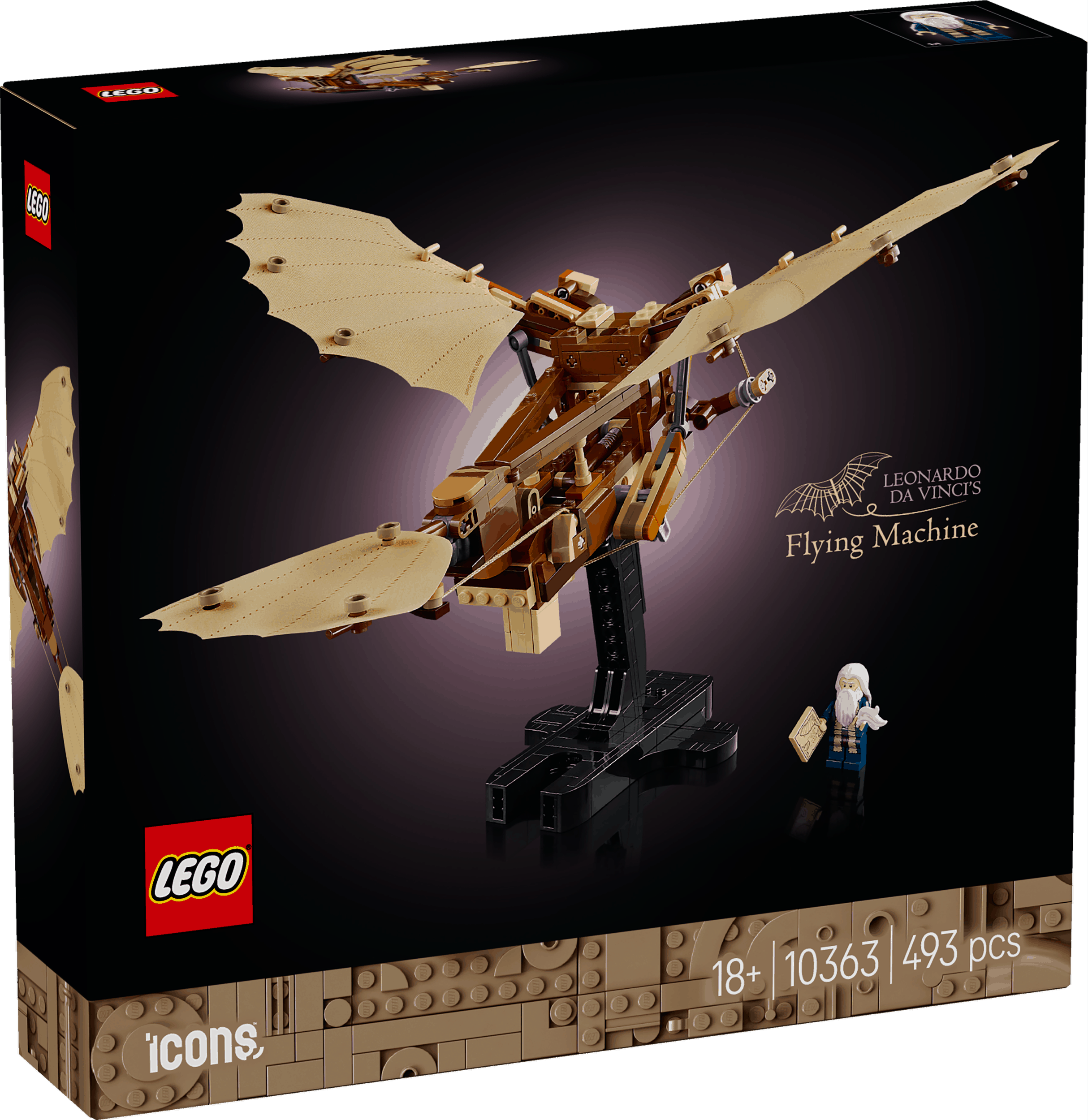 Lego Icons 10363 Leonardo da Vinci's Flying Machine for Adults Age 18+
