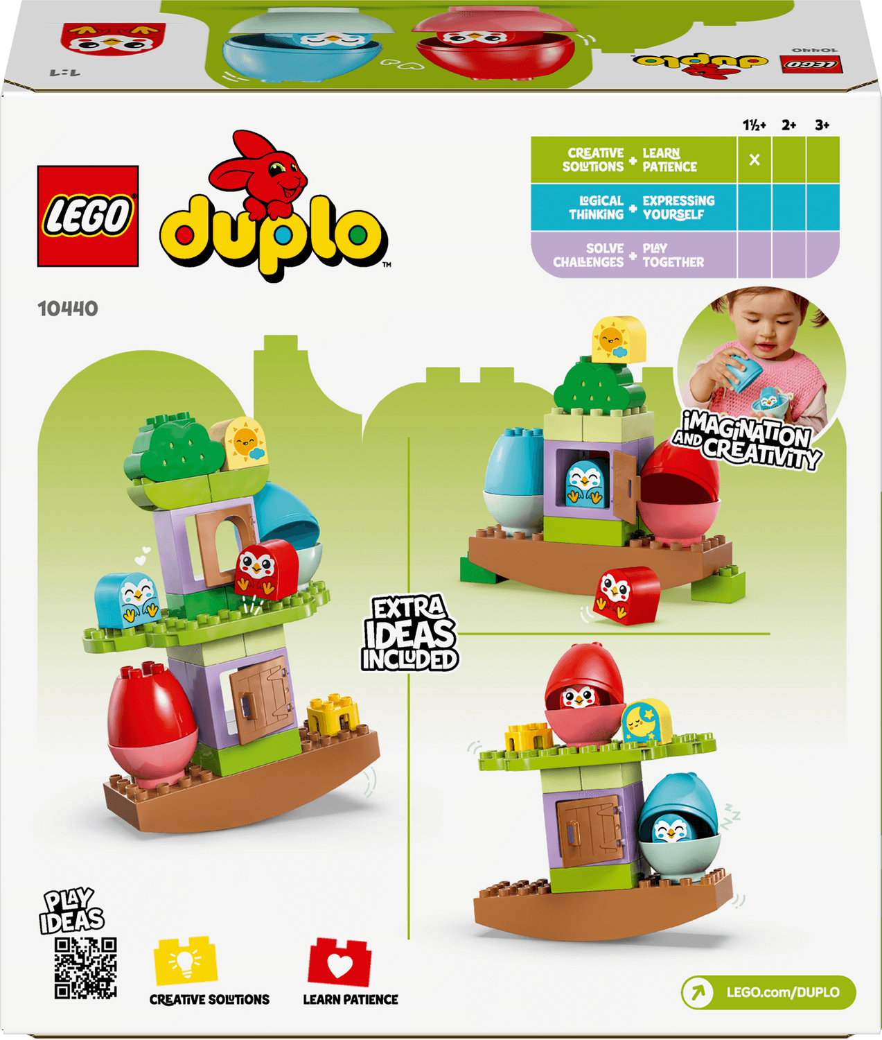 Lego Duplo 10440 Balancing & Stacking Tree for Toddlers Ages 18M & Up