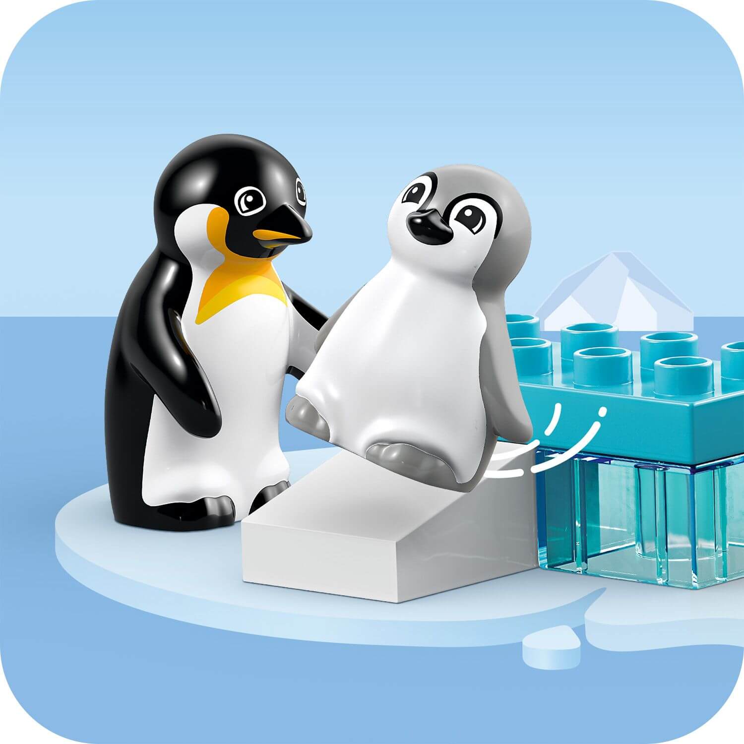 Lego Duplo 10442 Wild Animal Families: Penguins & Lions for Age 2 & Up