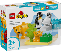 Lego Duplo 10442 Wild Animal Families: Penguins & Lions for Age 2 & Up