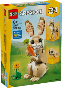 Lego Creator 3 in 1 31162 Cute Bunny Rebuildable Toy for Ages 8 and Up