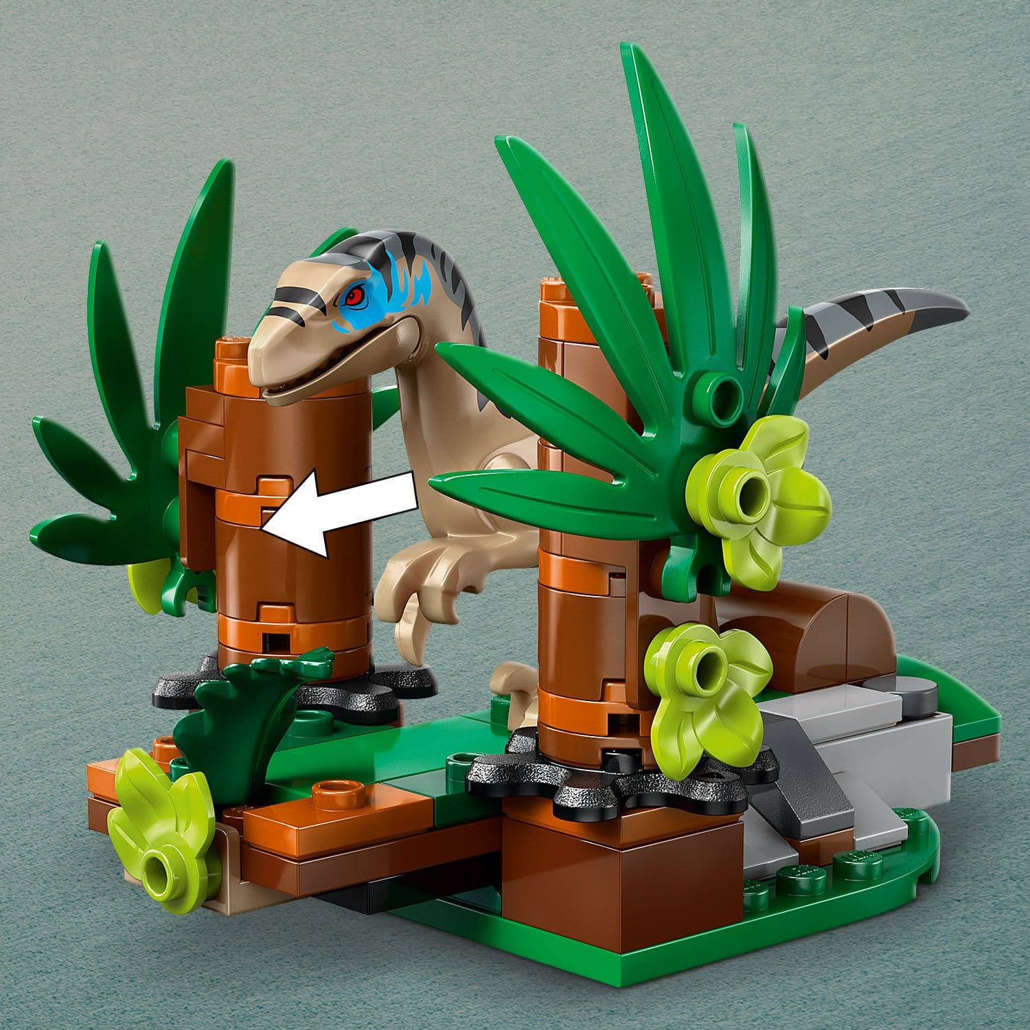 Lego Jurassic World 76972 Raptor Off-Road Escape for Ages 6 and Up