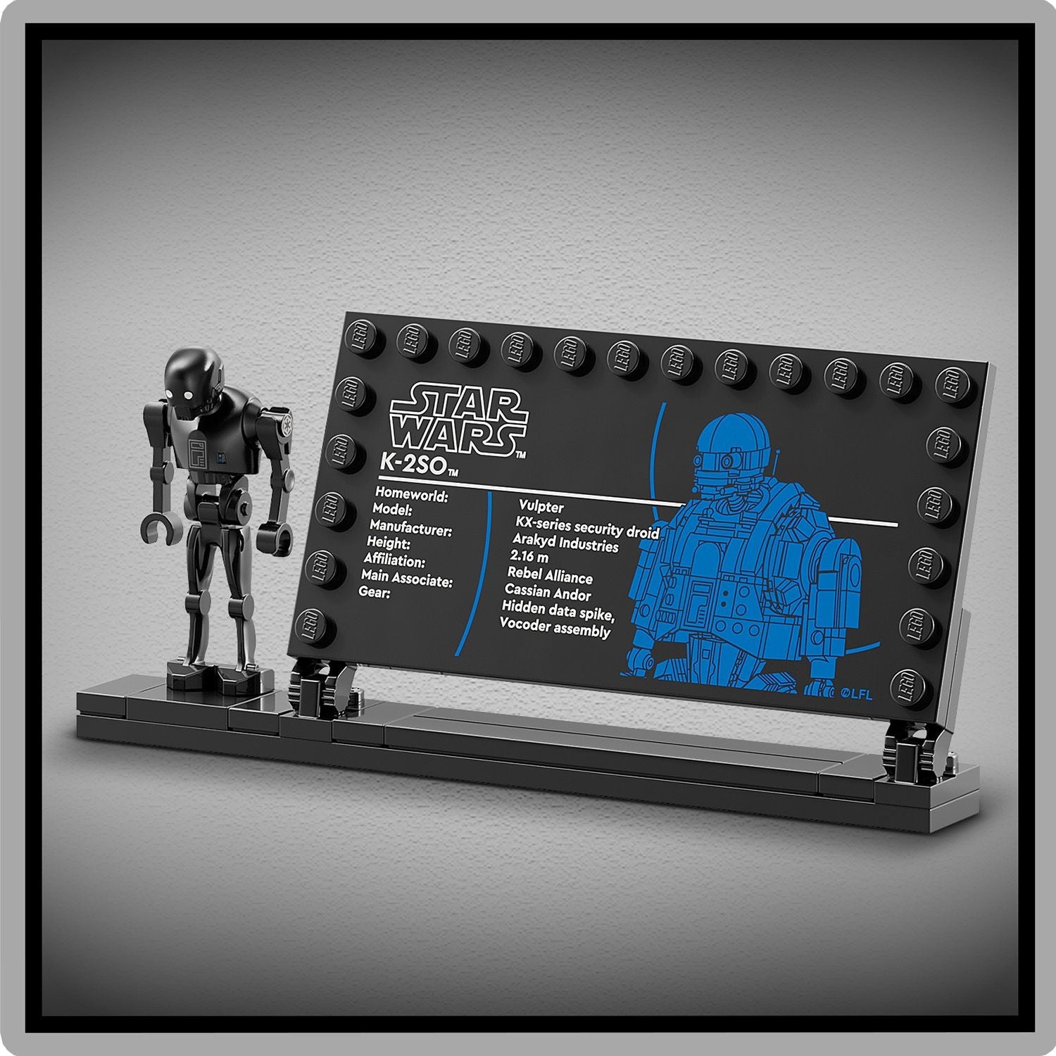 Lego Star Wars 75434 K-2SO Security Droid Buildable Set for Ages 10+