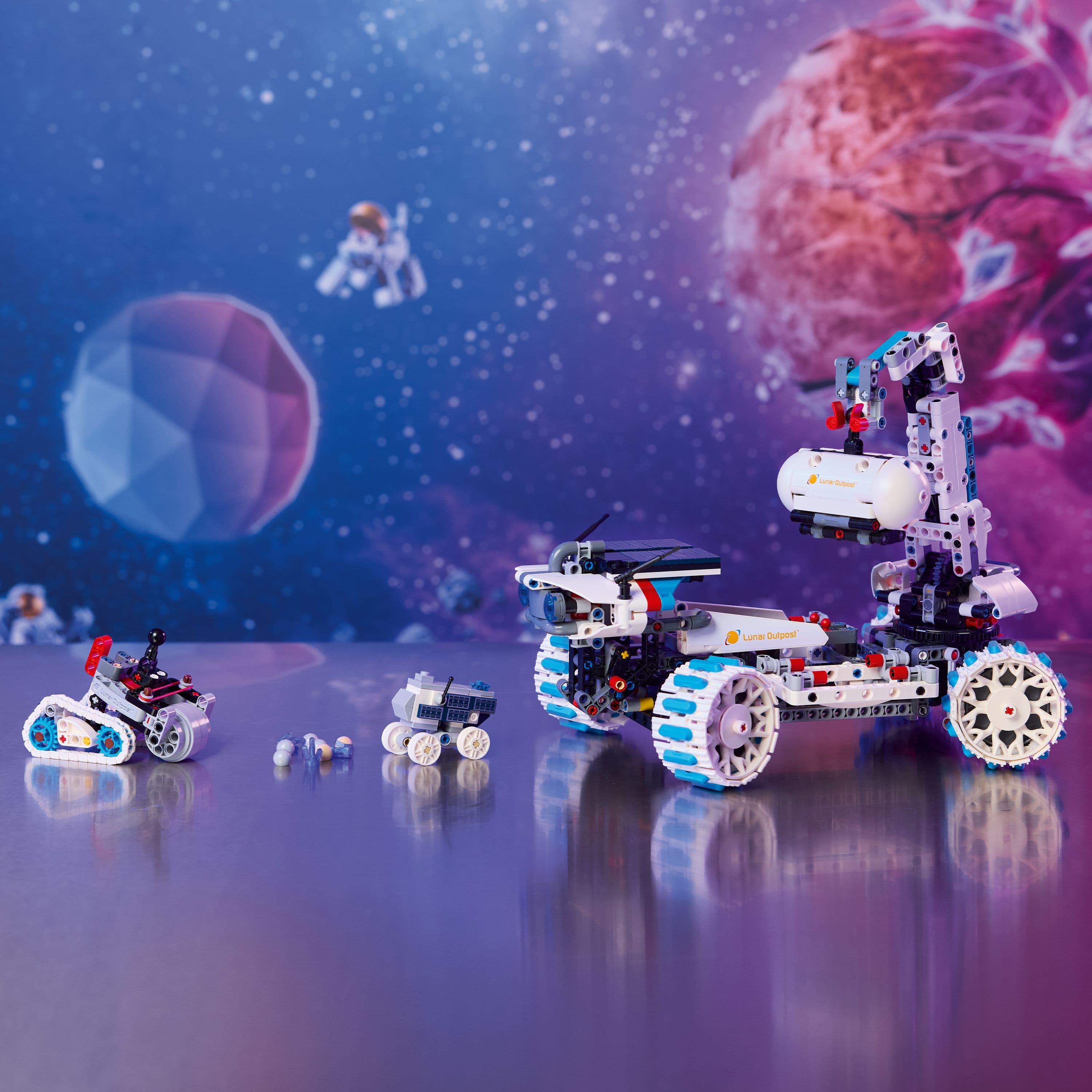 Lego Technic 42211 Lunar Outpost Moon Rover Space Vehicle for Ages 10+