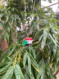 Sudan Flag Map Necklace 🇸🇩