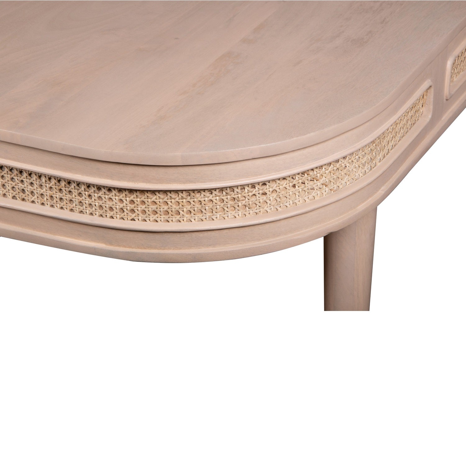 Chester Cane And Wood 1 Drawer Coffee Table