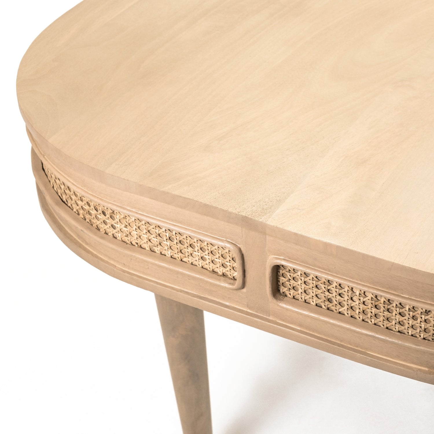 Chester Cane And Wood Dining Table